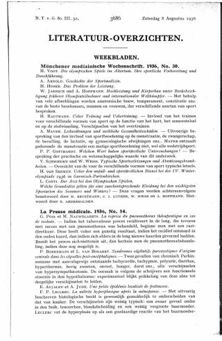 Eerste pagina van het artikel zoals het is gepubliceerd in het tijdschrift