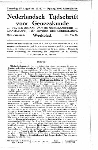 Eerste pagina van het artikel zoals het is gepubliceerd in het tijdschrift