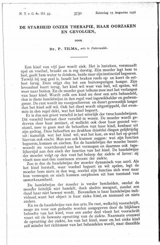 Eerste pagina van het artikel zoals het is gepubliceerd in het tijdschrift