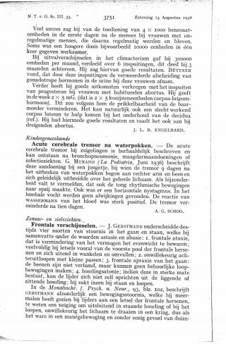 Eerste pagina van het artikel zoals het is gepubliceerd in het tijdschrift