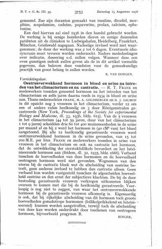 Eerste pagina van het artikel zoals het is gepubliceerd in het tijdschrift