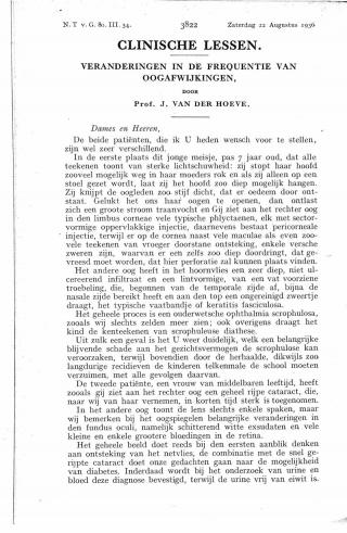 Eerste pagina van het artikel zoals het is gepubliceerd in het tijdschrift