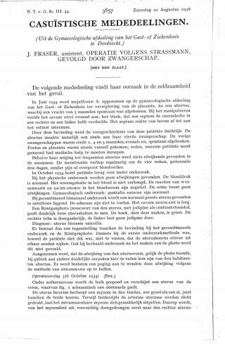 Eerste pagina van het artikel zoals het is gepubliceerd in het tijdschrift