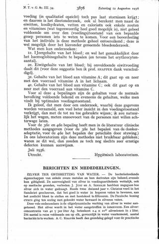 Eerste pagina van het artikel zoals het is gepubliceerd in het tijdschrift