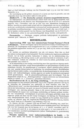 Eerste pagina van het artikel zoals het is gepubliceerd in het tijdschrift