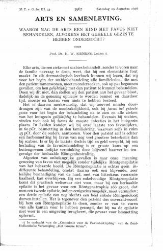 Eerste pagina van het artikel zoals het is gepubliceerd in het tijdschrift