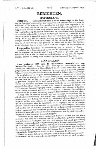 Eerste pagina van het artikel zoals het is gepubliceerd in het tijdschrift