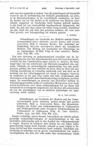 Eerste pagina van het artikel zoals het is gepubliceerd in het tijdschrift