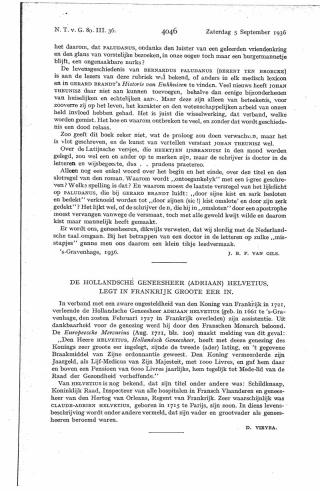 Eerste pagina van het artikel zoals het is gepubliceerd in het tijdschrift