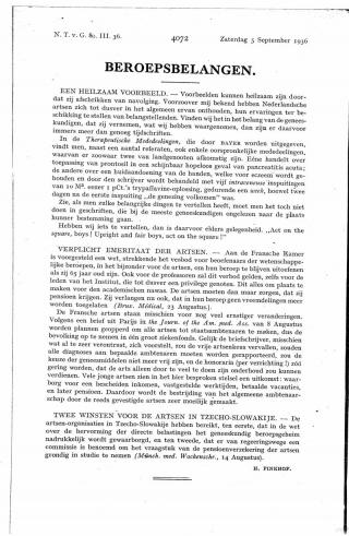 Eerste pagina van het artikel zoals het is gepubliceerd in het tijdschrift