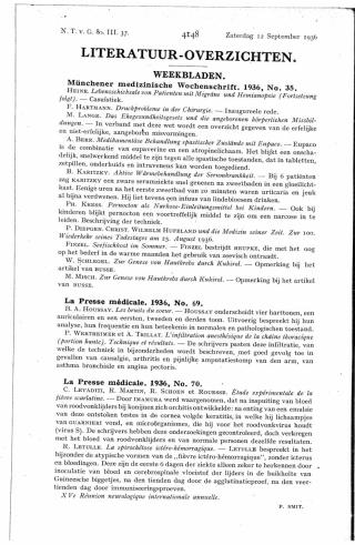 Eerste pagina van het artikel zoals het is gepubliceerd in het tijdschrift