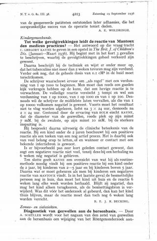 Eerste pagina van het artikel zoals het is gepubliceerd in het tijdschrift