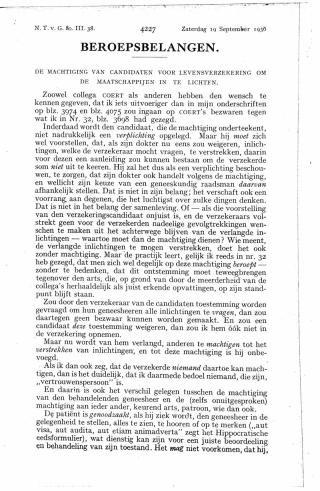 Eerste pagina van het artikel zoals het is gepubliceerd in het tijdschrift