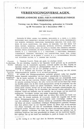 Eerste pagina van het artikel zoals het is gepubliceerd in het tijdschrift