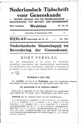 Eerste pagina van het artikel zoals het is gepubliceerd in het tijdschrift