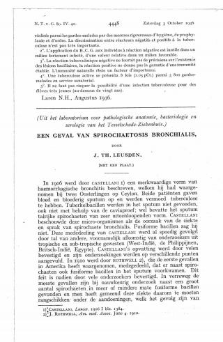 Eerste pagina van het artikel zoals het is gepubliceerd in het tijdschrift