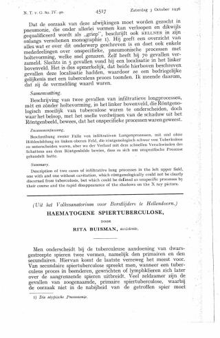 Eerste pagina van het artikel zoals het is gepubliceerd in het tijdschrift