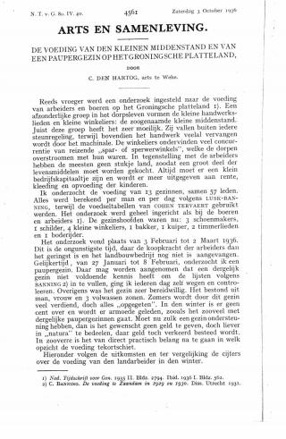 Eerste pagina van het artikel zoals het is gepubliceerd in het tijdschrift