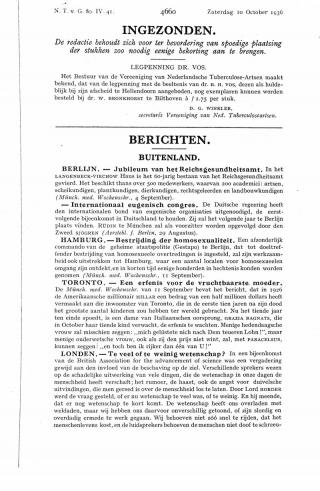 Eerste pagina van het artikel zoals het is gepubliceerd in het tijdschrift