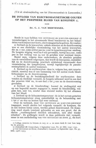 Eerste pagina van het artikel zoals het is gepubliceerd in het tijdschrift