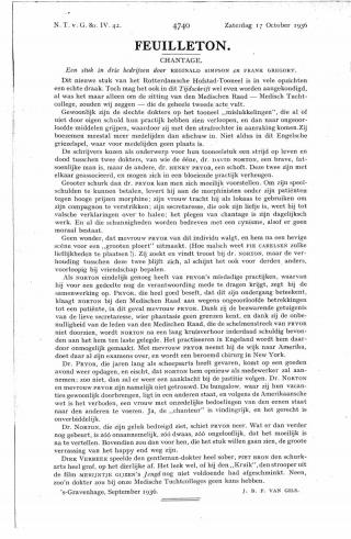 Eerste pagina van het artikel zoals het is gepubliceerd in het tijdschrift