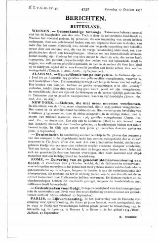 Eerste pagina van het artikel zoals het is gepubliceerd in het tijdschrift