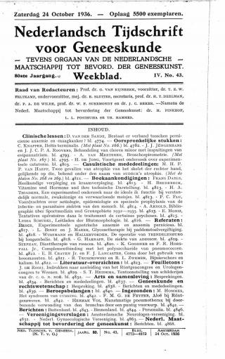 Eerste pagina van het artikel zoals het is gepubliceerd in het tijdschrift