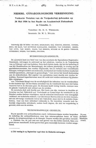 Eerste pagina van het artikel zoals het is gepubliceerd in het tijdschrift