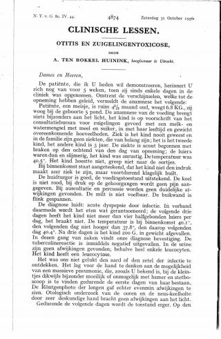 Eerste pagina van het artikel zoals het is gepubliceerd in het tijdschrift