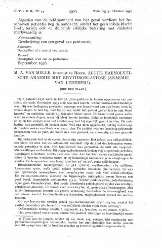 Eerste pagina van het artikel zoals het is gepubliceerd in het tijdschrift