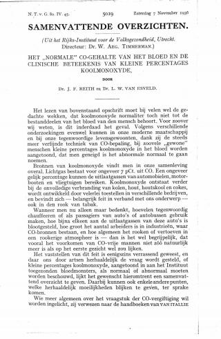 Eerste pagina van het artikel zoals het is gepubliceerd in het tijdschrift