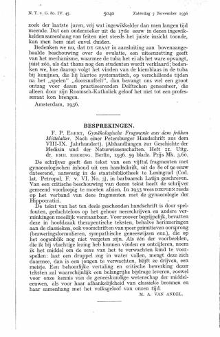 Eerste pagina van het artikel zoals het is gepubliceerd in het tijdschrift