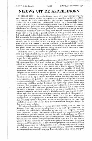 Eerste pagina van het artikel zoals het is gepubliceerd in het tijdschrift