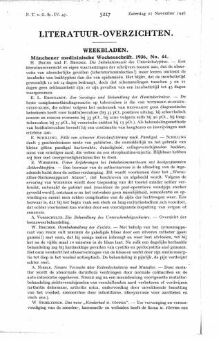 Eerste pagina van het artikel zoals het is gepubliceerd in het tijdschrift