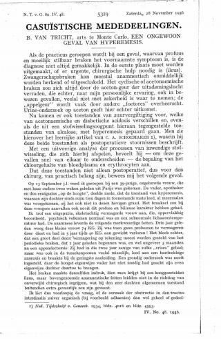 Eerste pagina van het artikel zoals het is gepubliceerd in het tijdschrift