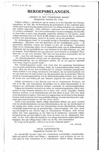 Eerste pagina van het artikel zoals het is gepubliceerd in het tijdschrift