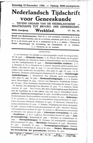 Eerste pagina van het artikel zoals het is gepubliceerd in het tijdschrift