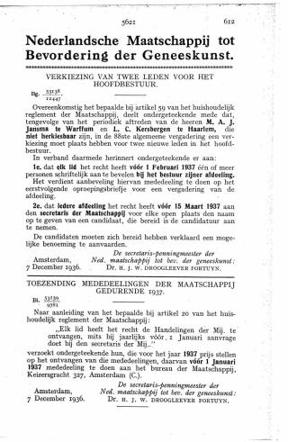 Eerste pagina van het artikel zoals het is gepubliceerd in het tijdschrift