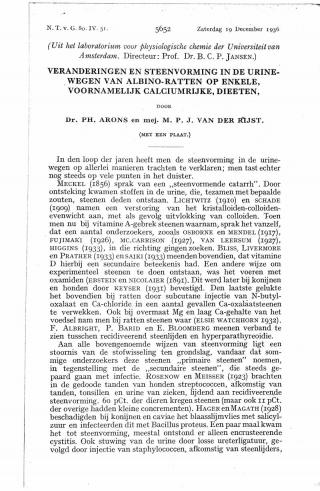 Eerste pagina van het artikel zoals het is gepubliceerd in het tijdschrift