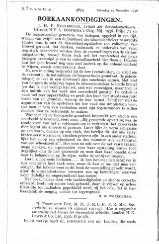 Eerste pagina van het artikel zoals het is gepubliceerd in het tijdschrift