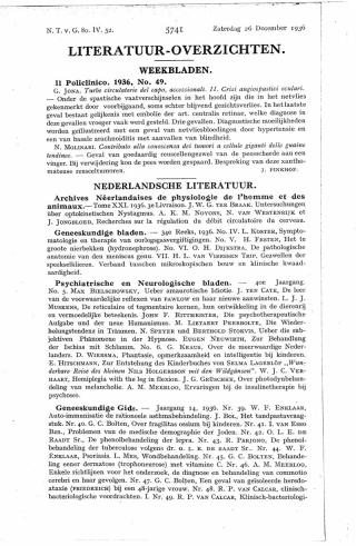 Eerste pagina van het artikel zoals het is gepubliceerd in het tijdschrift