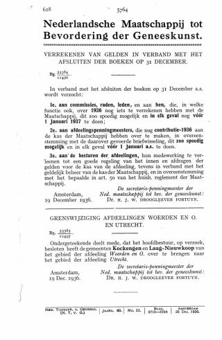 Eerste pagina van het artikel zoals het is gepubliceerd in het tijdschrift