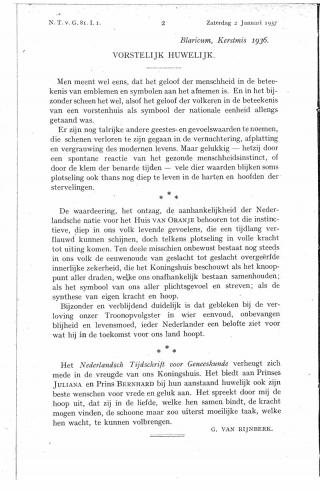 Eerste pagina van het artikel zoals het is gepubliceerd in het tijdschrift