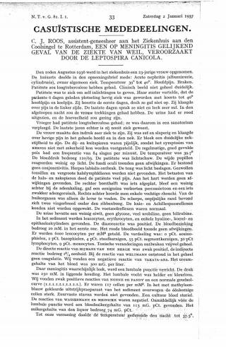 Eerste pagina van het artikel zoals het is gepubliceerd in het tijdschrift