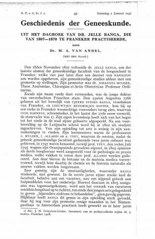 Eerste pagina van het artikel zoals het is gepubliceerd in het tijdschrift