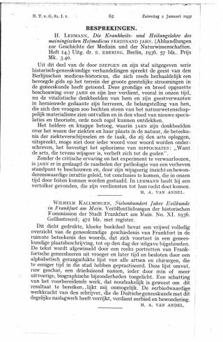 Eerste pagina van het artikel zoals het is gepubliceerd in het tijdschrift