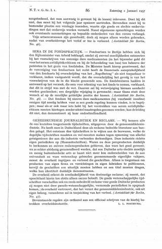 Eerste pagina van het artikel zoals het is gepubliceerd in het tijdschrift