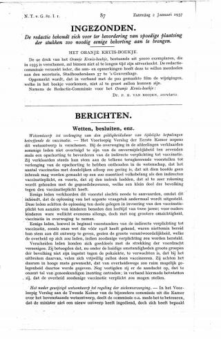 Eerste pagina van het artikel zoals het is gepubliceerd in het tijdschrift