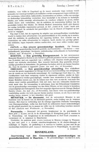 Eerste pagina van het artikel zoals het is gepubliceerd in het tijdschrift