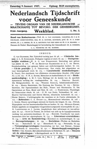 Eerste pagina van het artikel zoals het is gepubliceerd in het tijdschrift